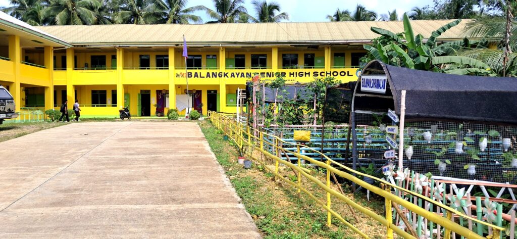 Balangkayan Senior High School programs campus in Eastern Samar